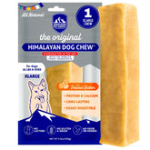 Himalayan Dog Chew: palito yak cheese con mantequilla de maní, ideal para perros grandes.