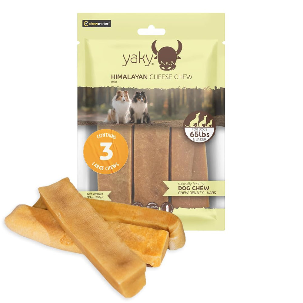 Himalayan Dog Chew textura-dura: masticación prolongada para perros activos.