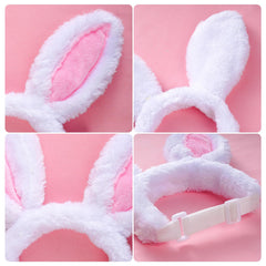 Hmxpls orejas conejo suaves para mascota, cómodo y ligero.