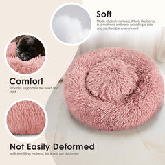 Hoewina Cama Donut Rosa, interior relleno suave que mantiene la forma