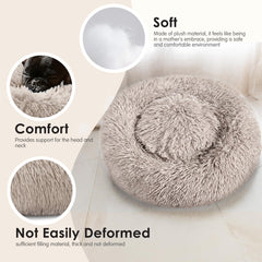Hoewina cama para perro pequeño, interior relleno suave para sueño relajante.