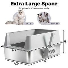 Caja Holintan con pedal de entrada, reduce salpicaduras y mantiene el área ordenada.