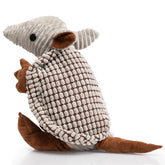 Juguete Hollypet Armadillo peluche con gruño, suave y duradero para perros.