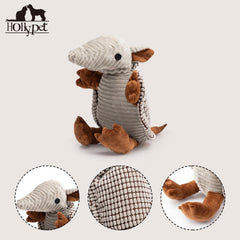 Peluche Armadillo Hollypet con materiales suaves y duraderos.