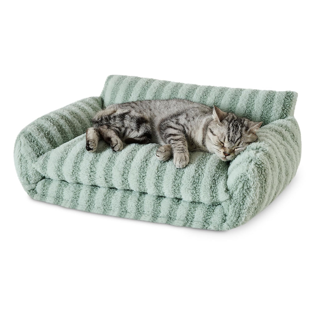 Hollypet Cama Gato Doble Capas ofrece descanso seguro y cómodo para mascotas pequeñas.