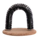 Hollypet cepillo de arco fijo en base para grooming estable.