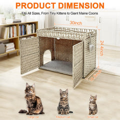 Homegroove: caja oculta Camel, alfombrilla suave, atrapa arena para limpieza más fácil.