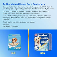 HONEY CARE All-Absorb A25 wrap núcleo super absorbente para protección diaria.