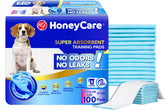 HONEY CARE All-Absorb, vista frontal de la almohadilla azul, ideal para entrenamiento canino