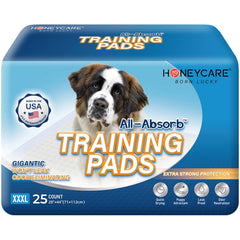 Almohadilla Honey Care para perros grandes 28x44, entrenamiento cómodo y limpio.