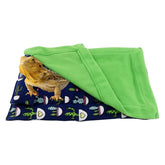 HOSUKKO cama lagarto dormitorio azul, descanso cómodo para tu lagarto barbudo.