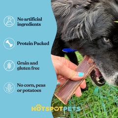 HotSpot Pets, sin hormonas, premio natural para perros de cualquier tamaño.