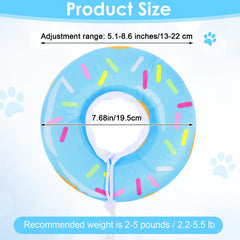 Hpmjz collar ajustable para gato azul, seguridad y comodidad durante recuperación