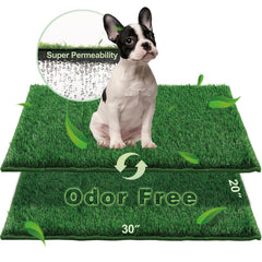 HQ4US 4LEGS grama artificial para perro en patio 30x20, ideal para uso diario