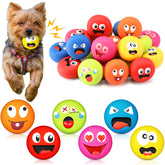 Bolas Hungdao de latex sonoras para perros, ideal para juegos interactivos.