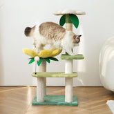 HYABI Arbol Gato Avocado con plataformas múltiples para descanso y juego seguro