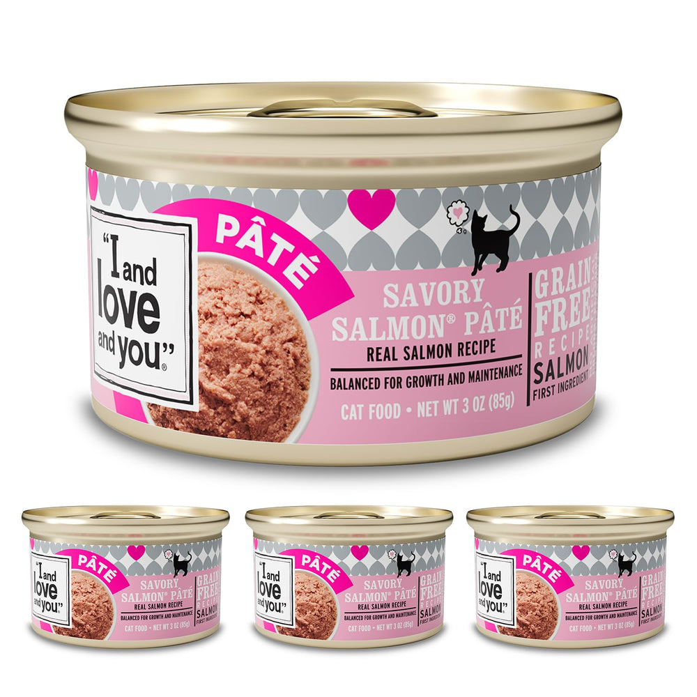 I and Love and You paté de salmón: textura sedosa para gatos.