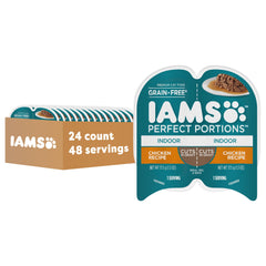IAMS Perfect Portions: cortes en salsa para gato sin granos, sabor agradable y equilibrado.