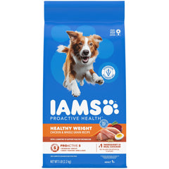 IAMS Proactive Health alimento seco para perros adultos con pollo y granos para peso equilibrado
