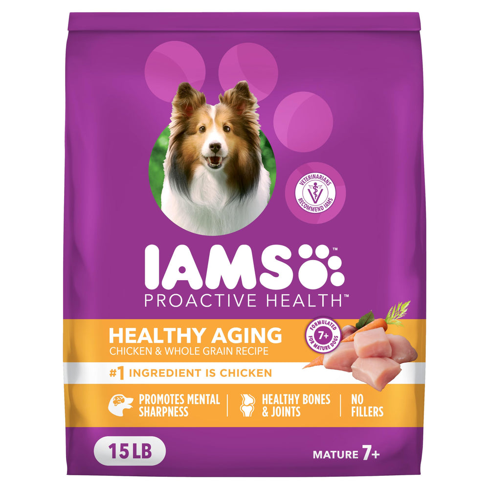 IAMS Proactive Health, alimento seco para perro grande maduro, promueve vitalidad diaria.