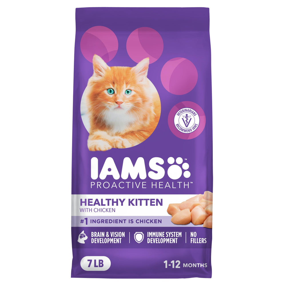 IAMS Proactive Health Gatito con pollo real para apoyar crecimiento muscular y energía