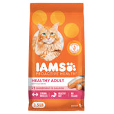 IAMS Proactive Health: salmón real como ingrediente principal para gatos.