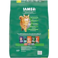 IAMS Proactive Health Senior, pollo real en croquetas para gatos mayores, sabor nutritivo.