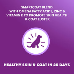 IAMS Zinc y vitaminas para pelaje brillante y saludable.