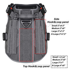 Panel frontal y parches intercambiables ICEFANG para personalizar apariencia y visibilidad.