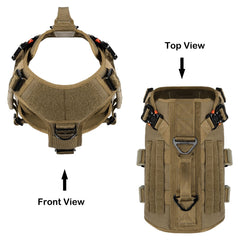 Arnés ICEFANG GN3 con MOLLE/PALS para llevar accesorios en entrenamientos.