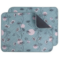 IEUUMLER tapete lavable para perros con diseño Daisy verde, ideal para 24x18 pulgadas