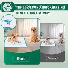 IMMCUTE almohadillas entrenamiento perro secado rápido evita goteos