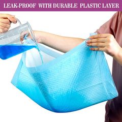IMMCUTE pads con respaldo impermeable y borde anti derrames.