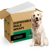 Pañales IMMCUTE para perros machos grandes con indicador de humedad, protección fiable