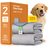 IMPROVIA almohadilla reutilizable para cachorros, enfoque en entrenamiento y protección de suelos.