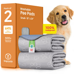 IMPROVIA almohadilla reutilizable para cachorros, enfoque en entrenamiento y protección de suelos.