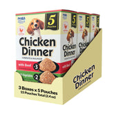 INABA Chicken Dinner paté suave con pollo, ideal como comida principal.
