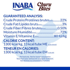INABA Churu Bites: envase de tubos individuales para conservar la frescura entre tomas