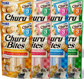 INABA Churu Bites para gatos con envase y porciones listas para la frescura
