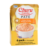 INABA Churu Paté para gatos en bolsa, porciones controladas para alimentación diaria