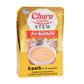 INABA Churu Entrée Stew gatitos con trozos de pollo cremoso, ayuda a hidratar
