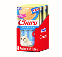 INABA Churu puré de atún, tubo en empaque, fácil de alimentar a mano.