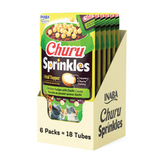 INABA Churu Sprinkles: tubo porciones facilita la administración y mayor hidratación.