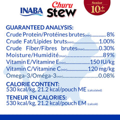 INABA Churu Stew Senior 10+ gelatina sabrosa para combinar con comida