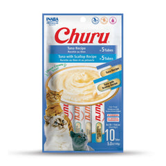 INABA Churu tubo atún: puré cremoso para hidratar y premiar a tu gato