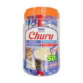 INABA Churu: tubo cremoso en la mano para premiar fácilmente.