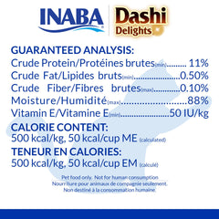 INABA Dashi Delights sin granos, complemento ligero para la comida.