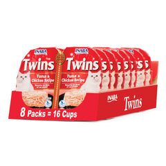INABA Twins chat thon-poulet en gelée, bouchée savoureuse prête à servir