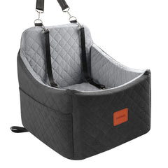 INDYBUD asiento-perro-coche, vista-frontal, seguridad y confort durante el viaje.
