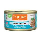 Instinct: atún en copos en lata, sabor sabroso para gatos.